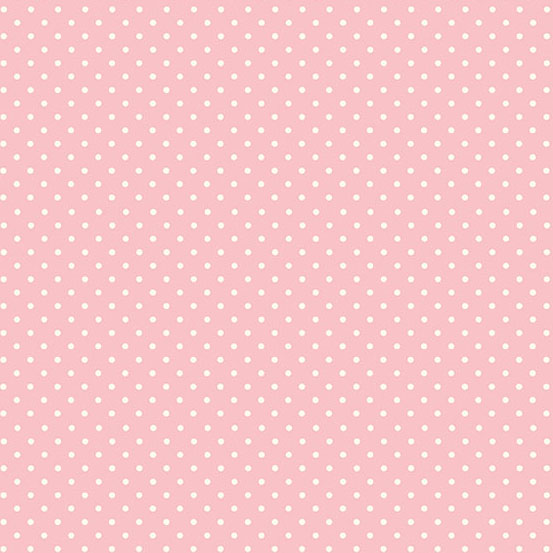 Baby Pink Spot Cotton by Makower
